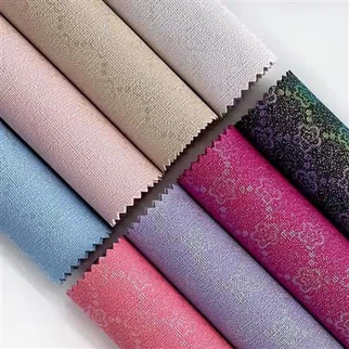 Tipărit laser model de flori sintetice din piele faux din piele faux din spate material din spate